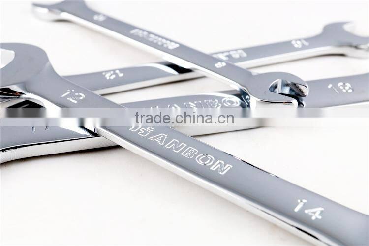 6*7mm Metric Mirror Polished Double Open End Wrench