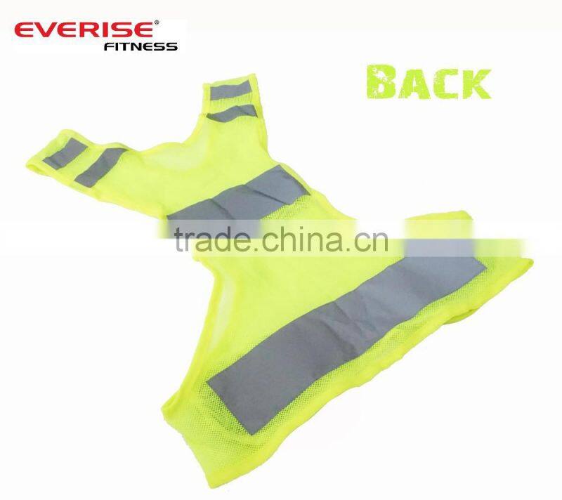 Night Cycling Riding Running Outdoor Sports Reflective Safety Vest Brilliant Green