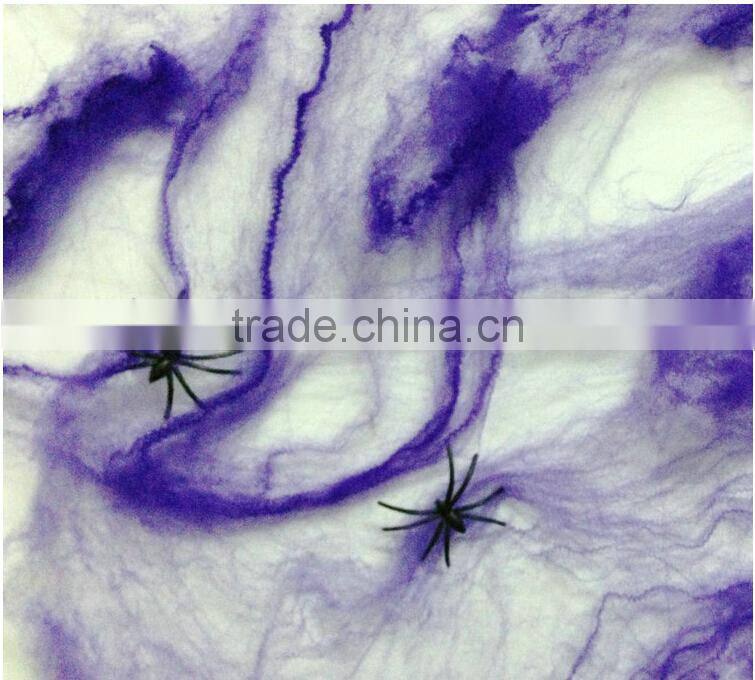 halloween party decorations cobweb with spiders