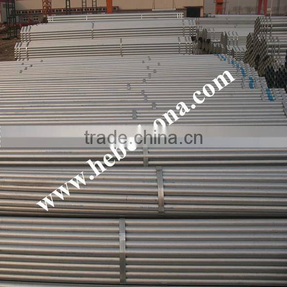 Hot dipped galvanized carbon steel welded pipes
