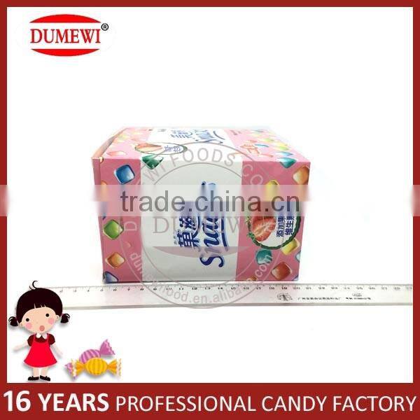 Fruit Juice Strawberry Crispy Soft Chewy Candy