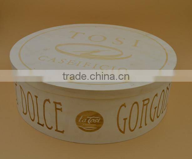 pine wood divided box with clear lid