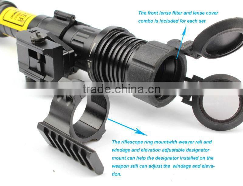 Suzero Zoomable Professional Long Distance nigh vision riflescope solution of 100mw Green Laser Designator (ES-LS-KS300)