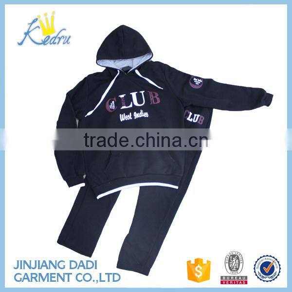 Stock Lot Embroidery juvenile sport tracksuit