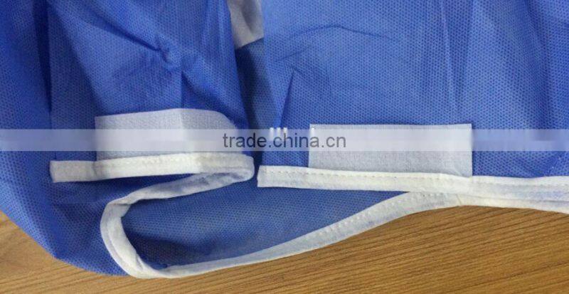 Disposable Surgical Gowns With Ties 100% Polypropylene