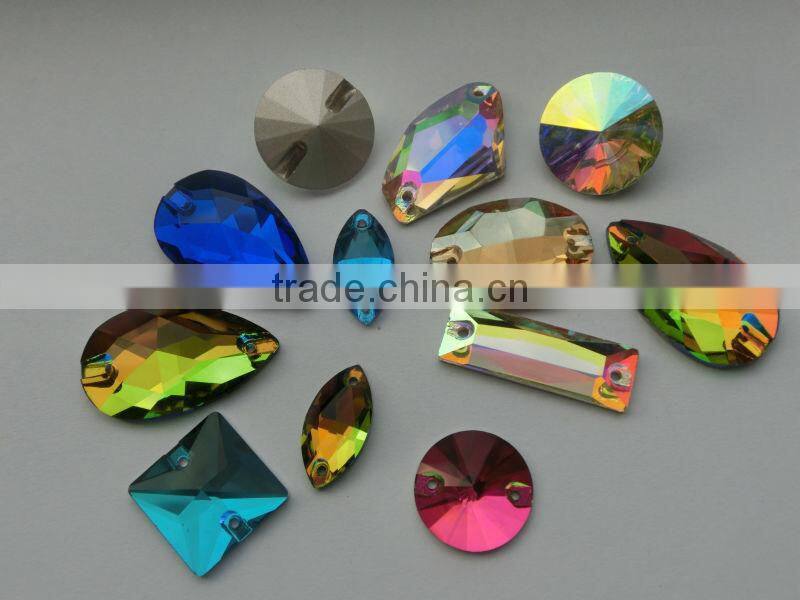crystal button for sofa shoe upholstery decorative glass crystal button