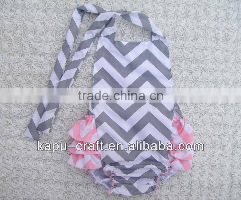 Cheap rainbow infant Petti bubble romper set