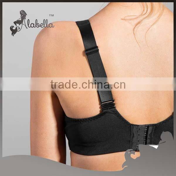 New design black hot selling high quality sports bra for women