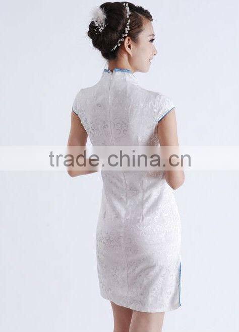 cheongsam white