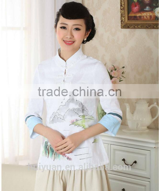 newest design hotel receptionist uniforms top + trousers