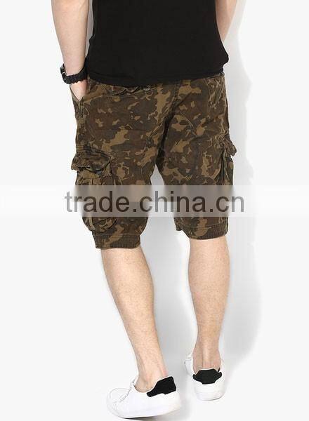 2017 Summer Camouflage Fabric Shorts Men Fashion Cargo Camo Shorts