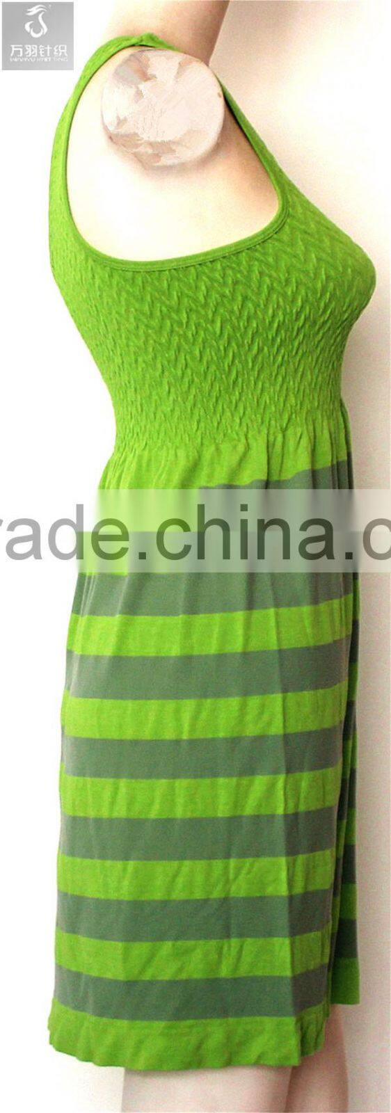 Fashion sleeveless knitted dress for African women