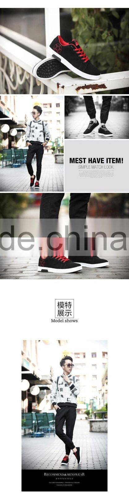 Wholesale Colorful Lace-up Black Shoes for Men Cloth Shoes