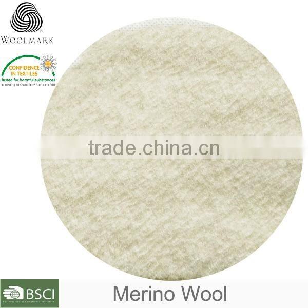 High quality milling pique fabric100% merino wool customized jersey knit fabric