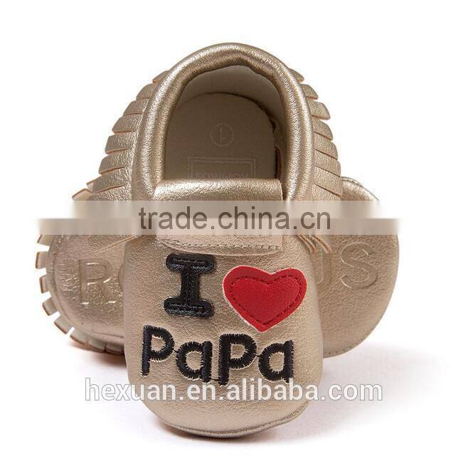 PU Baby Shoes Moccasins 29-Color Baby Boy Shoes Leather Baby Shoes Newborn Bebe Fringe Soft Soled Non-Slip Crib First Walker