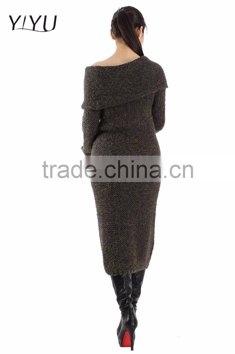 Spring Autumn Women sexy Sweater Dresses Winter Christmas Long Sweaters Knitted Thick Warm Sweater and Pullovers Burderry Jumper