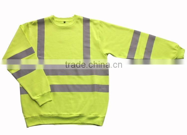 High visibility long sleeves fire flame retardant shirt with modacrylic EN11612