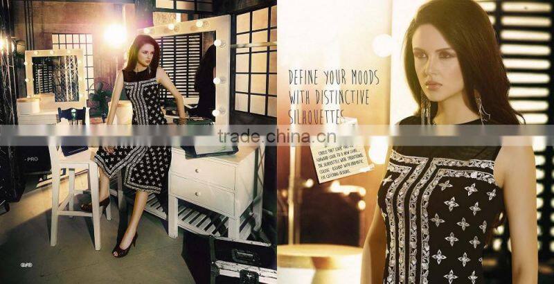 Grey color on embroidery design Bliss Charm Designer Kurtis