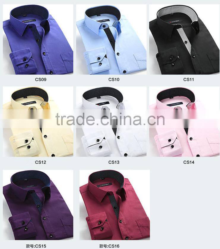 Cheap price OEM latest fashion beautiful formal spread collar shirt design for men