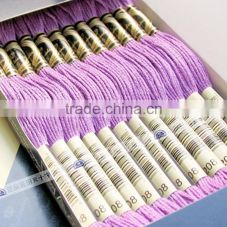 2016 Cotton thread pure cotton cross stitch thread with 447 colors