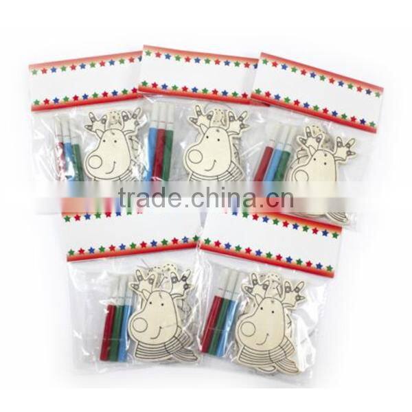 Drawing Board Wooden 3 Different Designed Colour in Christmas Decorations