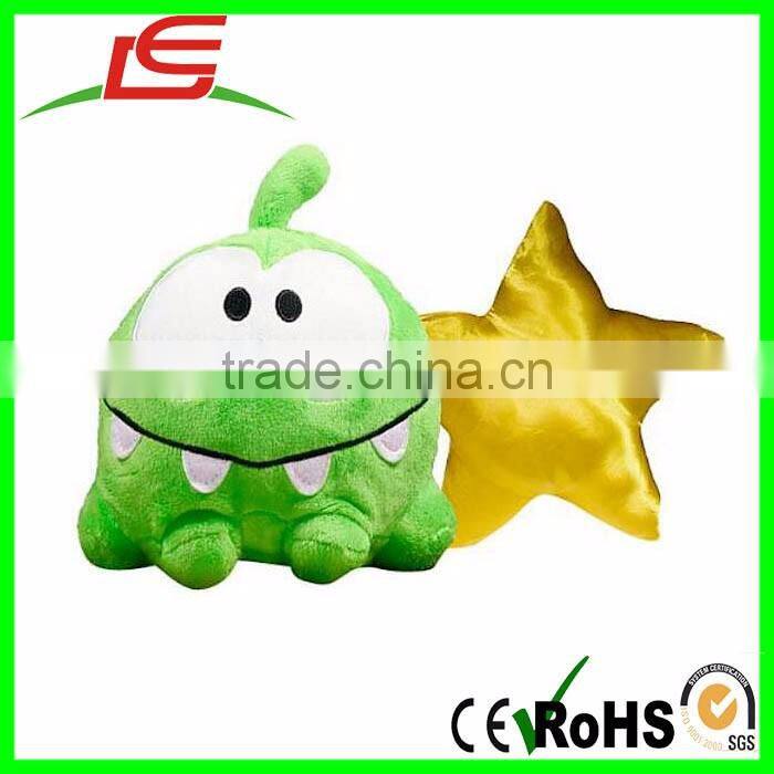 wholesale Cut the Rope Reversible 6inch Om Nom Plush Toy