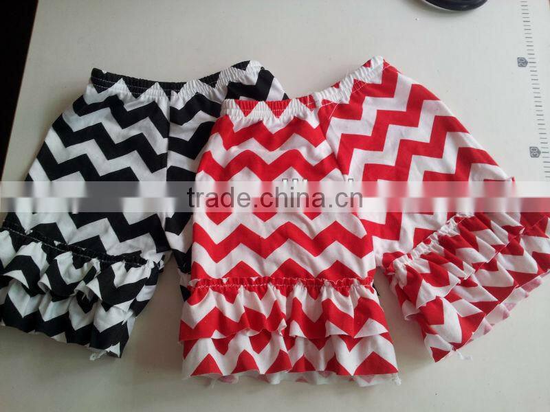 Baby Girl Bloomers Zebra Cotton With Hotpink Fluffy Ruffles Wholesale Pink Bloomers For Christmas Baby Kids