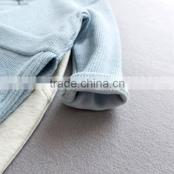 High quality unisex pre-shrunk no pocket casual crew neck children pullover set