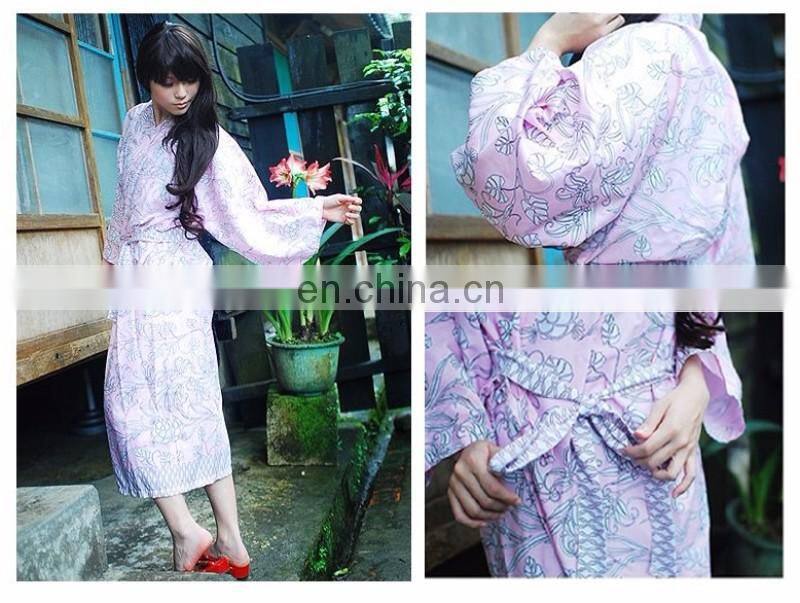 Chinavictor Soft Warm 100% Cotton Women Adult Free Size Japan Bathrobes