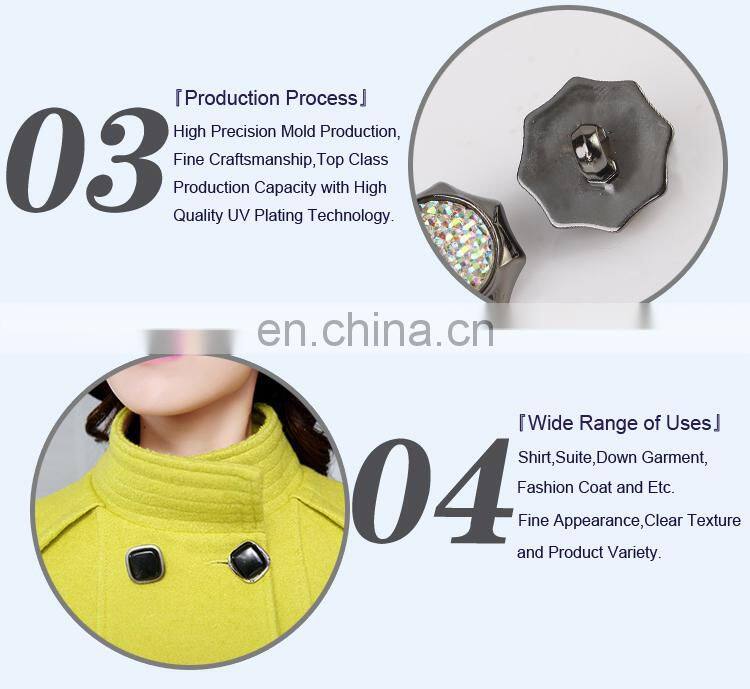 Fashion ABS and Shinny Pearl Combination Button for Suit BA60379