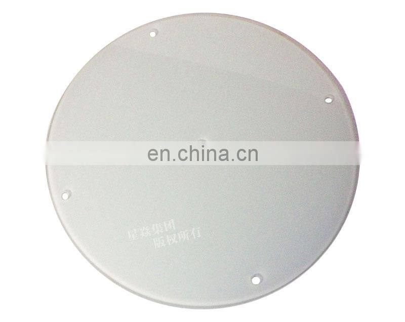 Circular Sublimation Glass Photo Frame with Clock Round photo frame wall clock