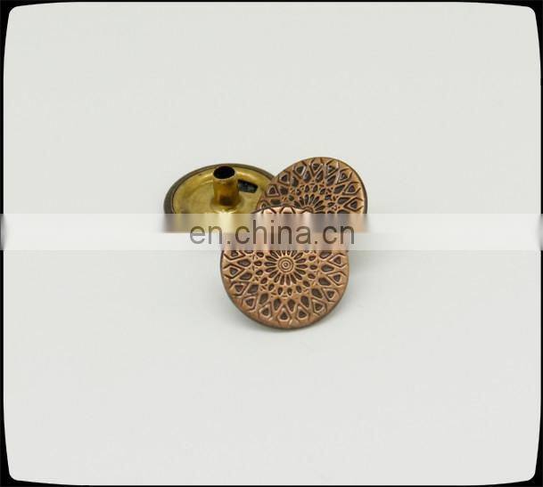 custom anti copper snap button for clothing