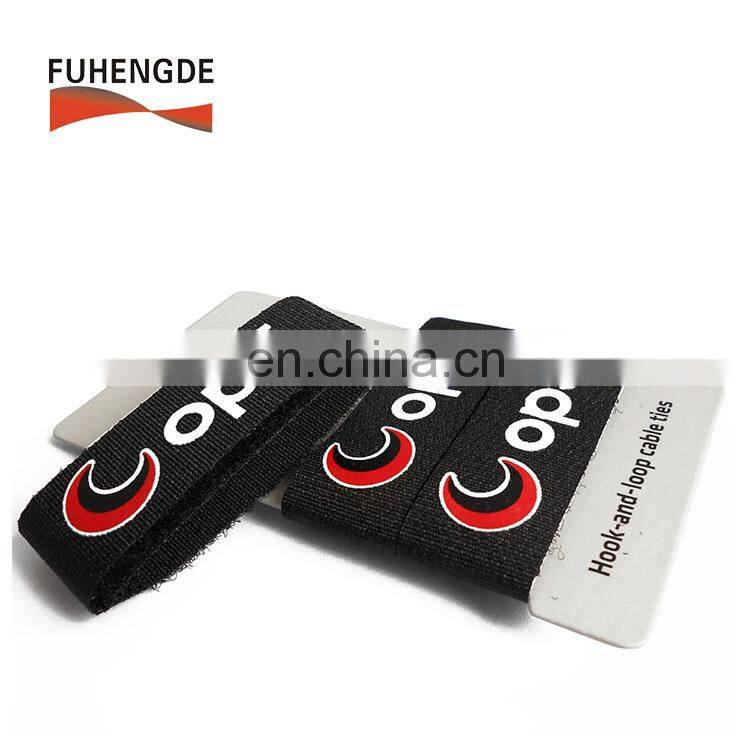 Wholesale 100 nylon hook loop punching straight magic cable tie, wire straps