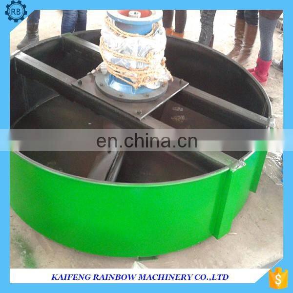 High output organic fertilizer disc mixer