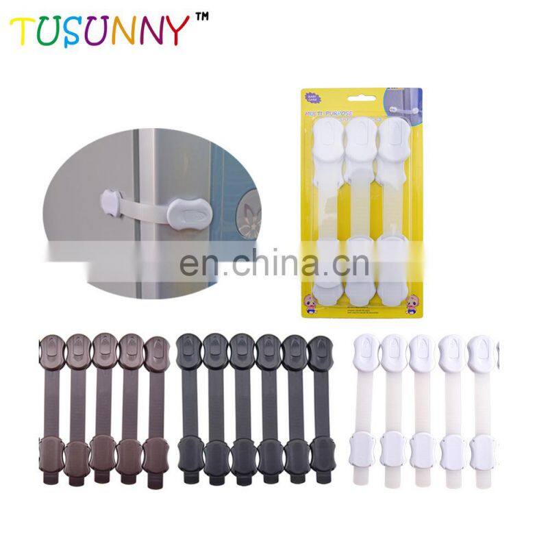 Wholesale high quality baby safety protection plastic adjustable safety lock