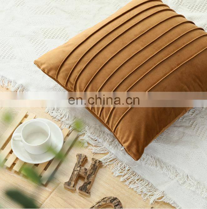 Velvet  Cushion Personality Throw Pillow Cover, Square Decorative Pillow Covers Indoor/Outdoor Pillows Shells Higher quality