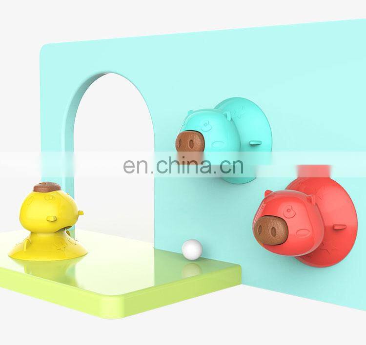 Pet Products Explosion Model Sucker Dog Toy Licking Device Licking Resistant Rubber Plate Molar Cake Puzzle Bite