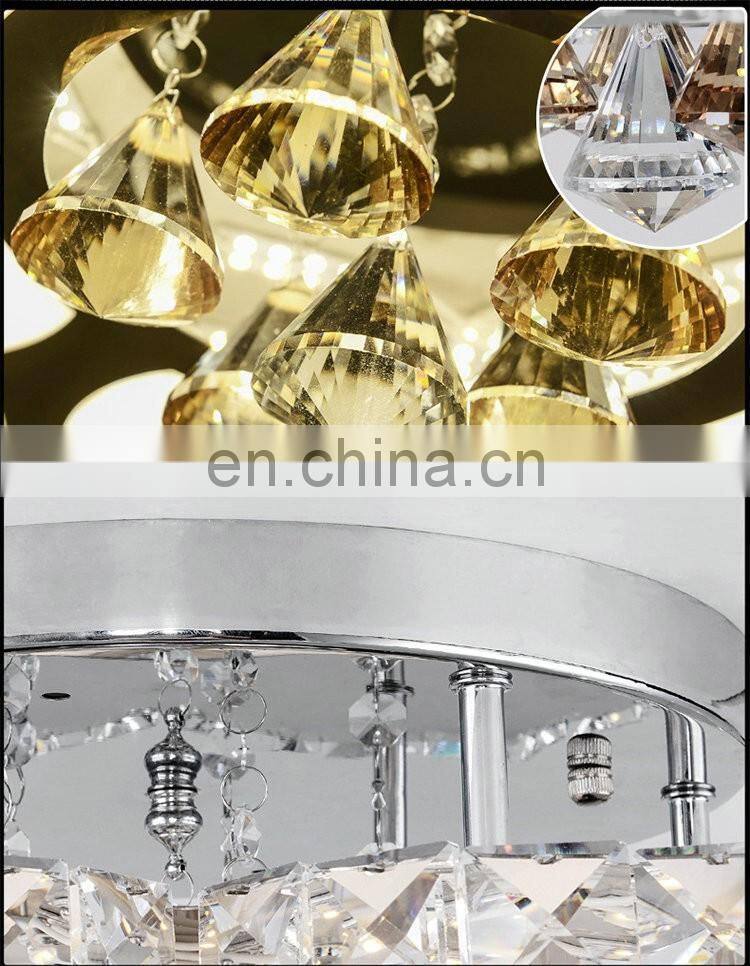 modern minimalist LED K9 Crystal ceiling Lights living room light Fixtures