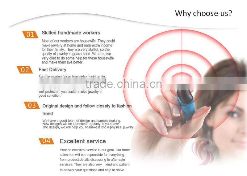 Alloy Pendant Silk Wrap Bracelet bohemian bracelets