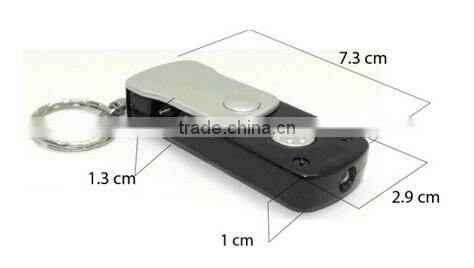 Wholesale mini night used led screwdriver with bits keychains