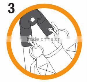 Hammock with anti-tip safety straps with breathable net fabric