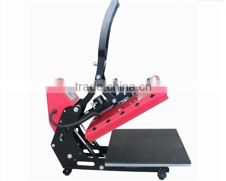 2016 New Auto Open Heat Press Counting Press Number Function LCD Controller Auto Alarm Heat Press Machine