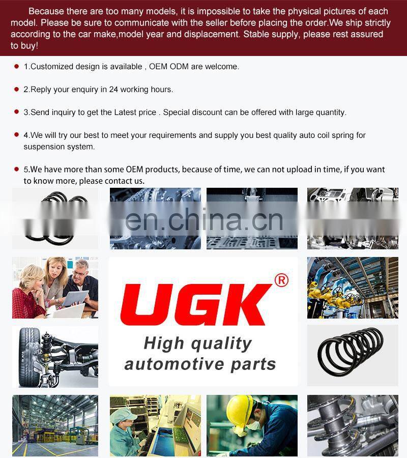 UGK High Quality Front Suspension Parts Car Coil Spring Shock Absorber Springs For Nissan lannia U12 54010-61E05