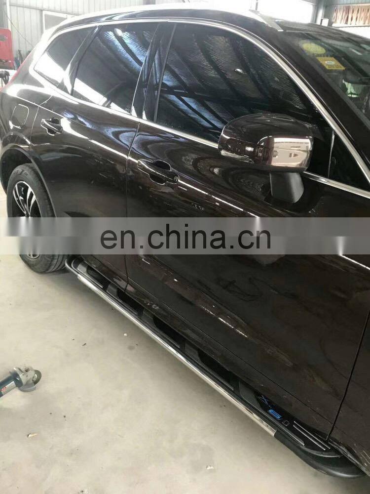 Aluminium Alloy Side Step for car Bars Nerf Bars aluminum Running Board for Volvo XC60 2018 Accessories