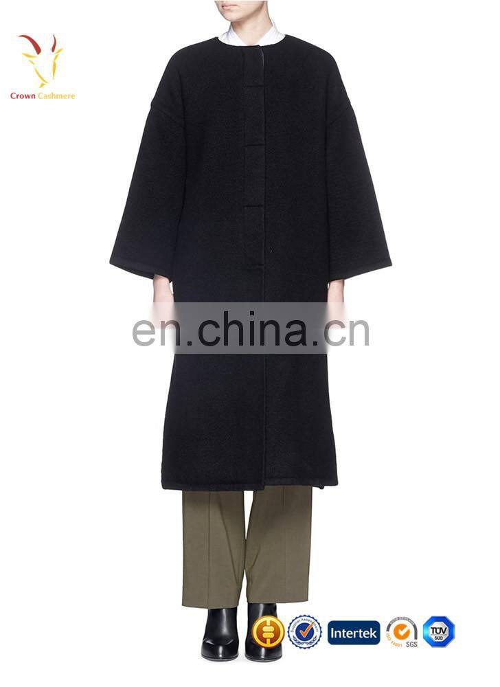 Women Thicken Warm Winter Cashmere Long Coat Ladies