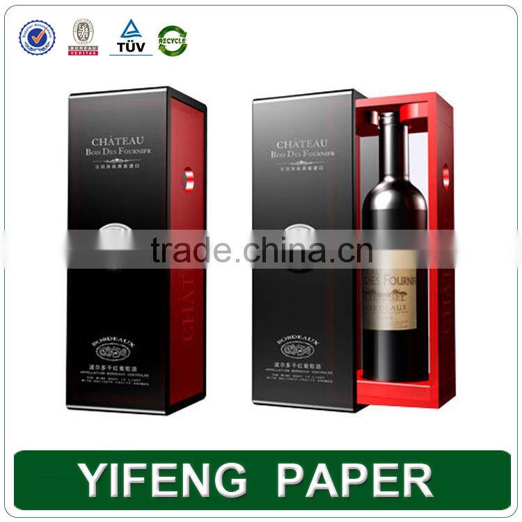 China Printing Factory Red Wine Box Packaging Gift Boxes