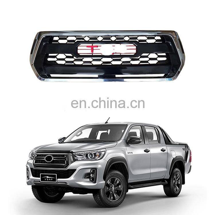 Hot selling factory price accessories T*D Grille for 2018 2019 2020 Hilux Rocco