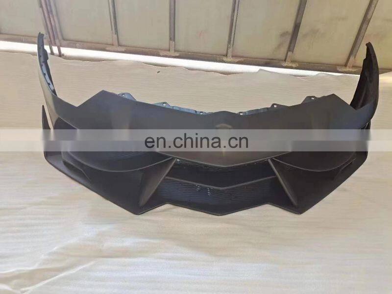 Runde Half Carbon Fiber DMC Style Front Bumper Rear Bumper Rear Lip Spoiler For Lamborghini Aventador LP700 LP720 Body Kit