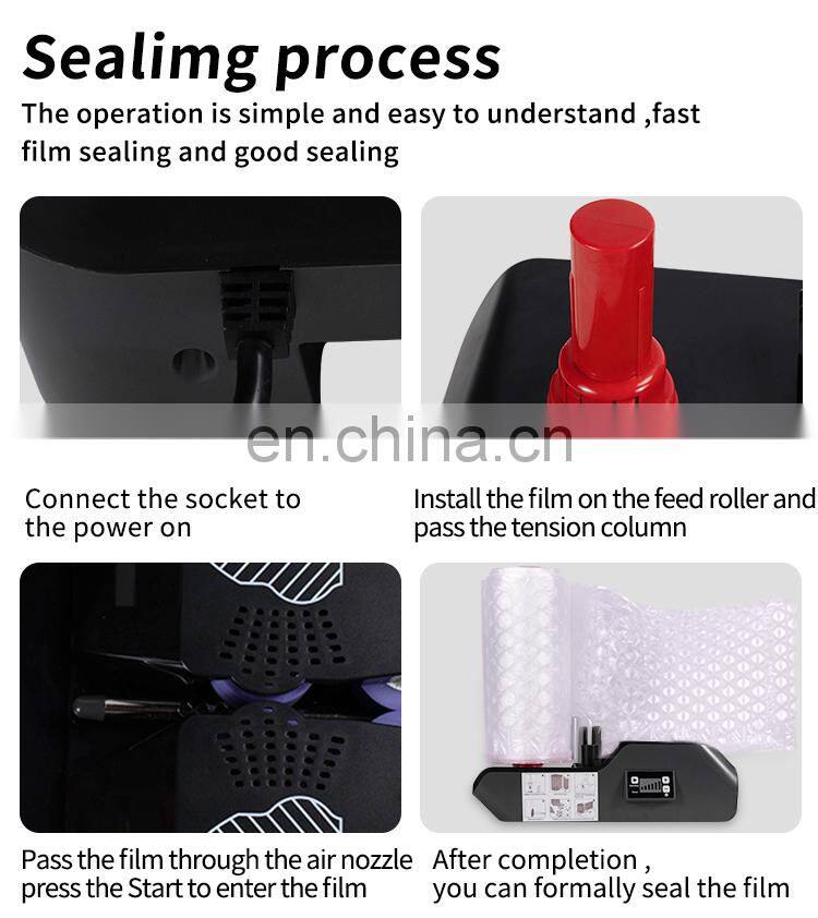 Factory Directly Automatic Air Cushion Film Bubble Packing Wrap Machine