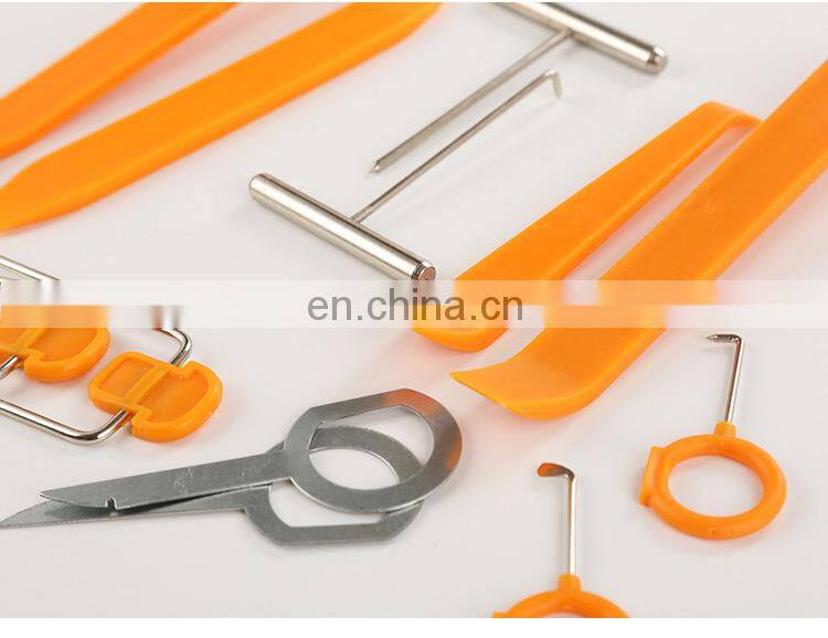 12pcs Car Radio Door Clip Panel Trim Dash Audio Removal Open Installer Pry Tool for Auto Vehicle for car Audio Removal Pry